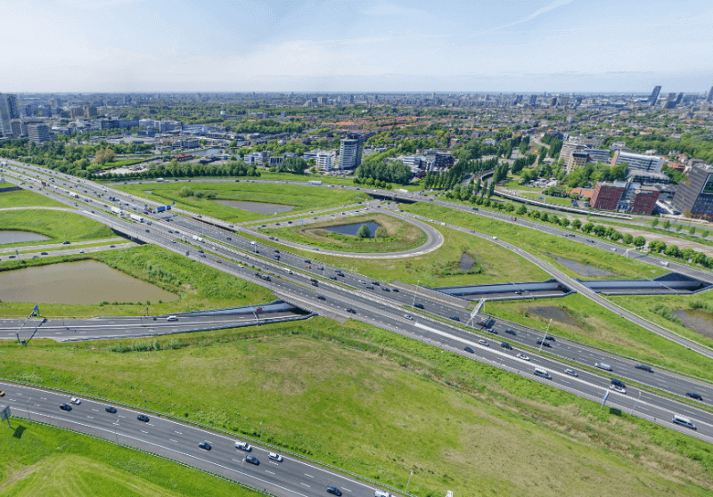 230919 Luchtfoto A4 Haaglanden N14 knooppunt Ypenburg 1200x600